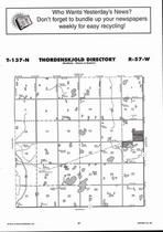 Thordenskjold Township, Nome, Directory Map, Barnes County 2007